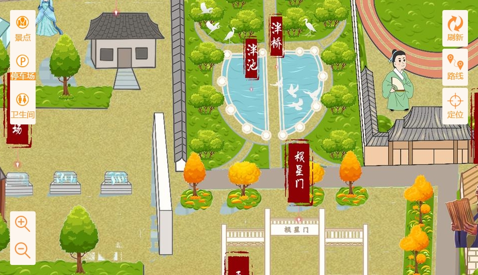 弥渡手绘地图景区语音讲解导览系统：智慧景区建设的基石